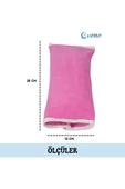 Evene Emniyet Kemeri Seti Yastık Ve Tutucu Pembe 1 Adet - 1