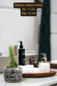 Viselia Kaktüs Saksısı Sukulent El Yapımı Saksı Balkon Çiçek Saksısı Ev Saksısı Saksı Model 2 Gümüş - 3