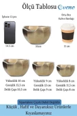 Evene Saksı Çiçek Kaktüs Saksısı Lüx 15 Cm Altın Eskitme Varak Boyalı Önü Açık Desenli 3'lü Set Çiçeklik - 2