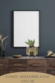 Stein Kohle Çiçek Saksısı Büyük Boy 3 Adet Altın Renk Eskitme Uygulamalı Pantolon Model - 6