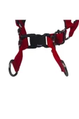 Evene Köpek Tasması Köpek Gögüs Boyun Ayarlanabilir Fonksiyonel Evcil Hayvan Tasma Kırmızı thumbnail 7