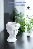 Kaktüs Saksı Dünyası Helen 3 Lü Dekoratif Mini Saksı 10 Cm Helen Biblo - 6