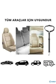 Evene Siyah Kedi Tasması Tutucu Kedi Köpek Araç Emniyet Kemeri Tasması - 6