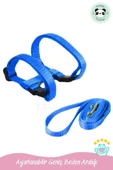 Pandogo Kedi Gezdirme Tasması Sevk Kayışlı Mavi thumbnail 3
