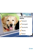 Evene Araba Köpek Tasması Evcil Hayvan Emniyet Kemeri Köpek Boyun Tasması Köpek Gezdirme Kayışı Model 13 - 5