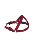 Evene Köpek Tasması Köpek Gögüs Boyun Ayarlanabilir Fonksiyonel Evcil Hayvan Tasma Kırmızı thumbnail 4