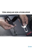 Evene Siyah Kedi Tasması Tutucu Kedi Köpek Araç Emniyet Kemeri Tasması - 4