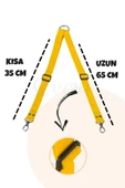 Evene Kedi Gezdirme Tasması Kedi Gezdirme Ipi Çiftli Tasma Model 9 Sarı - 2