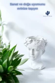 Kaktüs Saksı Dünyası Helen 3 Lü Dekoratif Mini Saksı 10 Cm Helen Biblo - 7