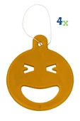Evene Araç Kokusu Araba Parfümü Oto Araç Kokusu Askılı Koku 4 Adet Emoji - 1