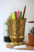 StarLightning Kalemlik Masa Kalemliği Organizer Kalemlik Altın Renkmodel 9 thumbnail 1