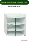 StarLightning Masa Düzenleyici Organizer Evrak Rafı Masaüstü Organizer Beyaz Renk Model 2 - 2