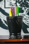 StarLightning Kalemlik Siyah Renk Masa Kalemliği Organizer Kalemlik Model 14 - 2