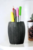 StarLightning Kalemlik Siyah Renk Masa Kalemliği Organizer Kalemlik Model 13 thumbnail 1