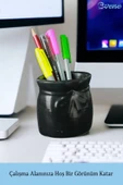 Evene Kalemlik Siyah Renk Masa Kalemliği Organizer Kalemlik Model 8 thumbnail 3