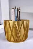 StarLightning Kalemlik Masa Kalemliği Organizer Kalemlik Altın Renk Model 18 thumbnail 1