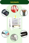 StarLightning Masa Düzenleyici Organizer Evrak Rafı Masaüstü Organizer Beyaz Renk Model 1 - 6