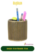 StarLightning Kalemlik Altın Eskitme Renk Masa Kalemliği Organizer Kalemlik Model 1 - 3