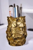 StarLightning Kalemlik Masa Kalemliği Organizer Kalemlik Altın Eskitme Renk Model 16 thumbnail 1