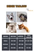 Viselia Kedi Tasması Göğüs Boyun Tasma Sevk Kayışlı Terletmeyen Nefes Alan Kumaş Reflektörlü Pembe S Beden - 6