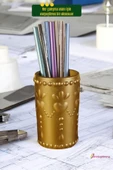 StarLightning Kalemlik Masa Kalemliği Organizer Kalemlik Altın Renk Model 10 thumbnail 5