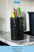 Evene Kalemlik Siyah Renk Masa Kalemliği Organizer Kalemlik Model 10 thumbnail 2