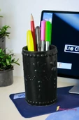 StarLightning Kalemlik Siyah Renk Masa Kalemliği Organizer Kalemlik Model 10 thumbnail 2
