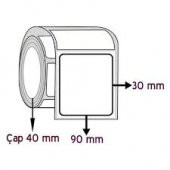 BARKOD ETİKETİ EKO TERMAL KUŞE 1 ADET FİYATI 500 SARIM 30X90 - 1