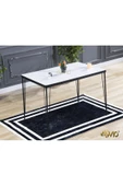 AVVİO 70x110 Ezgi Yemek Masası Takımı-mutfak Masası Takımı-beyaz - 1