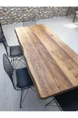 Sağıroğlu Ahşap Lüx Kütük Masa 80x180 Yemek Masası - 2