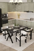 AVVİO Aria Tokyo Demonte Sandalye 80x120 Yemek Masası Mutfak Masası 4 Kişilik thumbnail 2