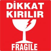 100*100 DİKKAT KIRILIR ETİKETİ 500 SARIM - 2