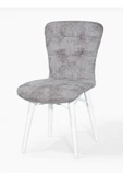 AVVİO Home Zaria Ağaç Ayak Sandalye Gri - 1