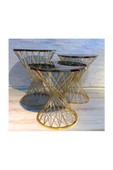 AVVİO Home Laviva  Lüx Metal Sehpa (gold) - 1