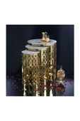AVVİO Home Sarmaşık Lüx Zigon Sehpa-gold - 1