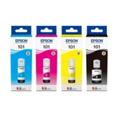 Epson T101 4 Renkli Set Kartuş Mürekkebi CMYK-L4150-L4160-L6160 - 1