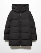 Mango Kapüşonlu kapitone anorak - 4
