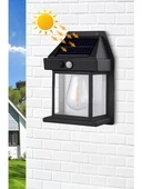 2024 Model Suya Dayanıklı Harekete Duyarlı Güneş Enerjili Solar LED Dış Mekan Bahçe Lambası D08 - 4