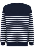 Mudo ÇİZGİLİ BİSİKLET YAKA SWEATSHIRT - 4