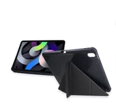 iPad Air 11 2024 Karbon Desenli Renkli Tri Folding Kalemlikli Tablet Kılıfı - 6
