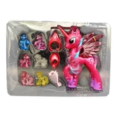 Farbu Renkli Pony At Büyük (013), Sesli Işıklı Saçlı Pony Ve Ailesi My Little Pony Seti - 4