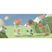 Shotay Çocuk Su Matarası Tritan Pipetli Yeşil 600Ml thumbnail 4