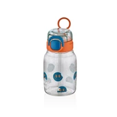 Shotay Çocuk Su Matarası Tritan Pipetli Turuncu 600Ml - 1