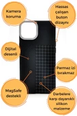 iPhone 16 Uyumlu Dijital Desenli MagSafe Şarj Özellikli Silikon Kapak Kılıf thumbnail 6