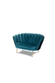 Onurdesign Istiridye Çay Seti Metal Ayaklı Balkon Salon Bahçe Oturma Grubu - 2
