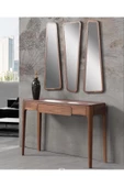 Onurdesign Wood Dresuar Ahşap Ceviz Boyalı Aynalı Dresuar - 1