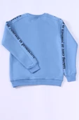 KIZ ÇOCUK 3 İPLİK SWEAT KANGURU CEPLİ BASKILI C24 thumbnail 3