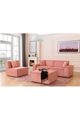 Onurdesign Pink Köşe Koltuk Takımı - 4