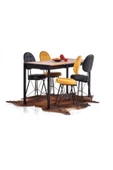 Onurdesign Star Modern Atlantik Çam Açılabilir Metal Kasa, Ahşap Yemek Masası - 2