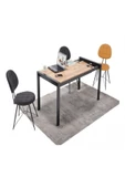Onurdesign Star Modern Atlantik Çam Açılabilir Metal Kasa, Ahşap Yemek Masası - 1
